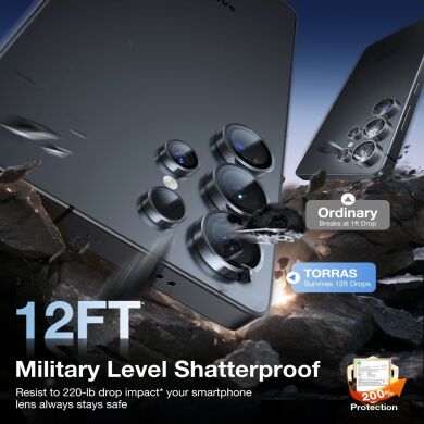 Защитное стекло на камеру TORRAS Lensguard для Samsung Galaxy S26 Ultra