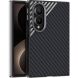 Захисний чохол ABEEL Carbon Fiber Case для Samsung Galaxy Fold 8 - Black / Silver