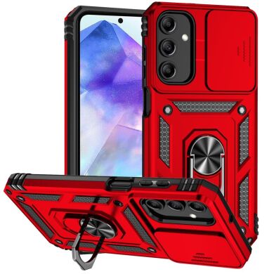 Защитный чехол Deexe Armor Shield для Samsung Galaxy A55 (A556) - Red