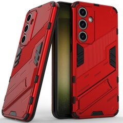 Защитный чехол Deexe Bibercas для Samsung Galaxy S24 FE (S721) - Red