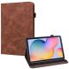 Захисний чохол Deexe Flower Print для Samsung Galaxy Tab S6 lite / S6 Lite (2022/2024) - Brown