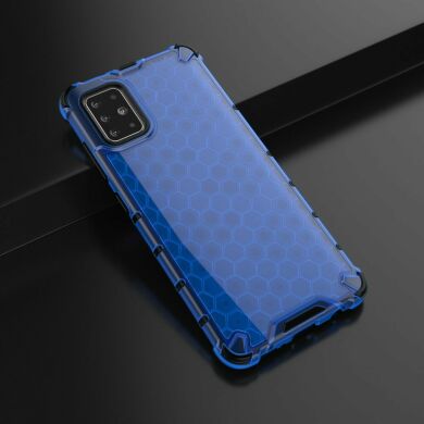 Защитный чехол Deexe Honeycomb Series для Samsung Galaxy A51 (А515) - Blue