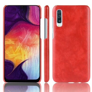 Захисний чохол Deexe Leather Back Cover для Samsung Galaxy A50 (A505) / A30s (A307) / A50s (A507) - Red
