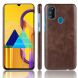 Захисний чохол Deexe Leather Back Cover для Samsung Galaxy M30s (M307) / Galaxy M21 (M215) - Brown