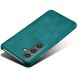 Захисний чохол Deexe Leather Back Cover для Samsung Galaxy S25 (S931) - Green