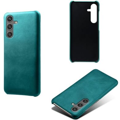 Захисний чохол Deexe Leather Back Cover для Samsung Galaxy S25 (S931) - Green