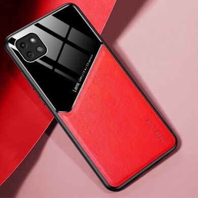 Захисний чохол Deexe Magnetic Leather Cover для Samsung Galaxy A22 5G (A226) - Red