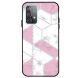 Защитный чехол Deexe Marble Series для Samsung Galaxy A72 (А725) - White / Pink. Фото 1 из 4