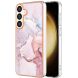 Захисний чохол Deexe Marble Style для Samsung Galaxy S24 - Rose Gold