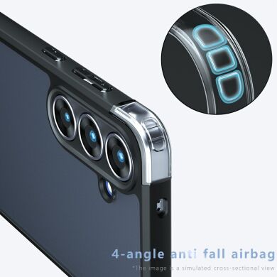 Защитный чехол Deexe Matte Skin для Samsung Galaxy S25 FE (S731) - Black