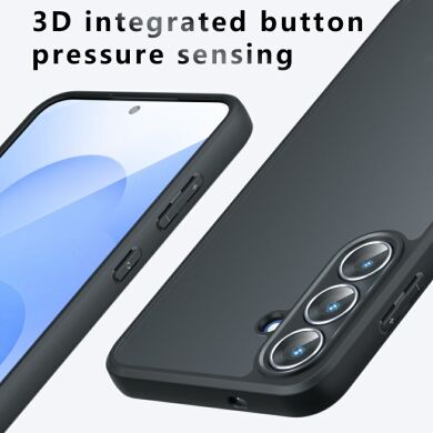 Защитный чехол Deexe Matte Skin для Samsung Galaxy S25 FE (S731) - Black
