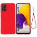 Защитный чехол Deexe Silicone Case для Samsung Galaxy A72 (А725) - Red. Фото 2 из 6