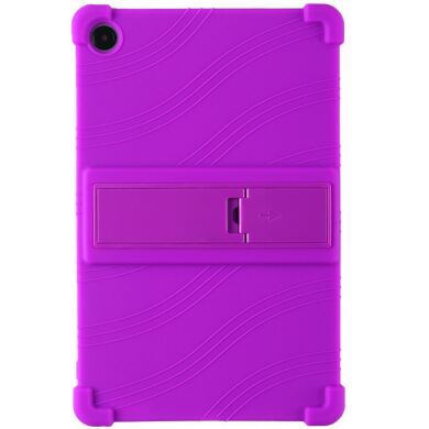 Захисний чохол Deexe Silicone Kickstand для Samsung Galaxy Tab A9 Plus (X210/216) - Purple