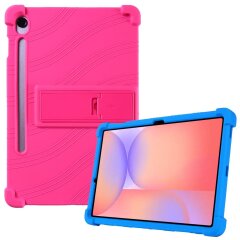 Захисний чохол Deexe Silicone Kickstand для Samsung Galaxy Tab S10 Lite (X400/X406) - Rose