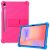Защитный чехол Deexe Silicone Kickstand для Samsung Galaxy Tab S10 Lite (X400/X406) - Rose