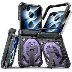Защитный чехол Deexe Tank Stand для Samsung Galaxy Flip 8 - Purple