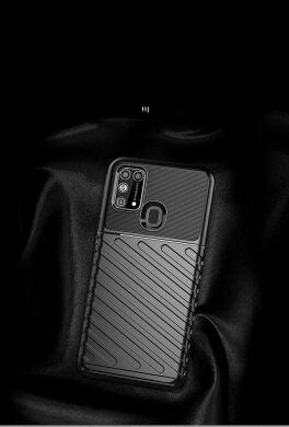 Защитный чехол Deexe Thunder Series для Samsung Galaxy M31 (M315) - Black