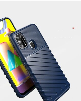 Защитный чехол Deexe Thunder Series для Samsung Galaxy M31 (M315) - Blue