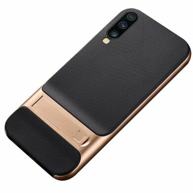 Захисний чохол ELEGANCE Grid Pattern для Samsung Galaxy A70 (A705) - Gold