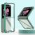 Защитный чехол GKK AirBag для Samsung Galaxy Flip 6 - Transparent Green