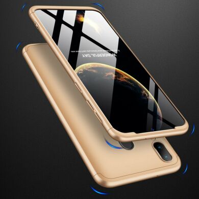 Защитный чехол GKK Double Dip Case для Samsung Galaxy M20 (M205) - Gold