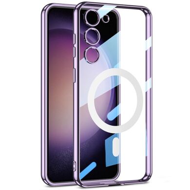 Защитный чехол GKK Space Frame MagSafe для Samsung Galaxy S23 (S911) - Purple