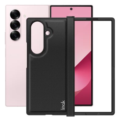 Защитный чехол IMAK Carbon Case (FF) для Samsung Galaxy Fold 7 - Black