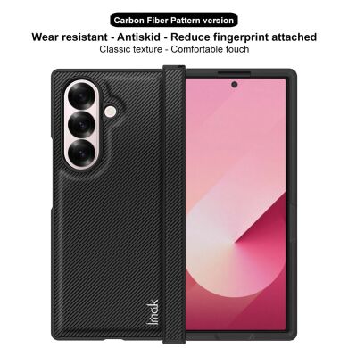 Защитный чехол IMAK Carbon Case (FF) для Samsung Galaxy Fold 7 - Black