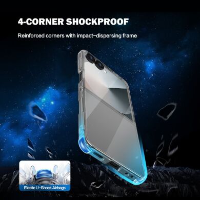 Защитный чехол LEREACH TOC Series для Samsung Galaxy Flip 8 - Transparent