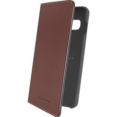 Защитный чехол Platinum Leather Wallet для Samsung Galaxy S10 (G973) - Brown