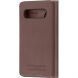 Защитный чехол Platinum Leather Wallet для Samsung Galaxy S10 (G973) - Brown. Фото 3 из 6