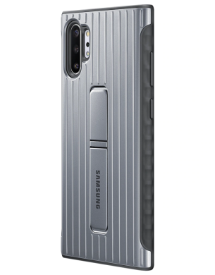 Защитный чехол Protective Standing Cover для Samsung Galaxy Note 10+ (N975)	 EF-RN975CSEGRU - Silver