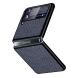 Защитный чехол UniCase Cloth Texture (FF) для Samsung Galaxy Flip 3 - Blue. Фото 3 из 5