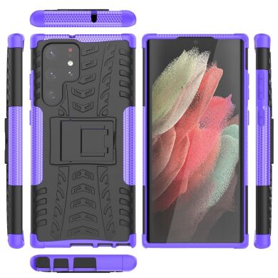 Защитный чехол UniCase Hybrid X для Samsung Galaxy S22 Ultra - Purple