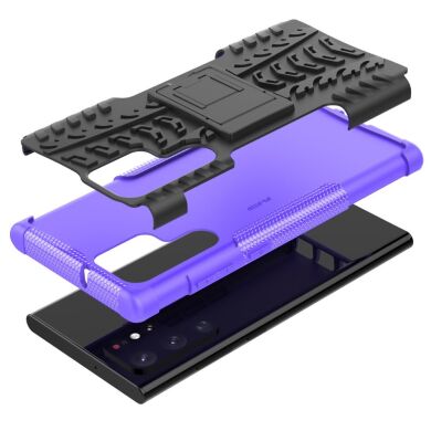 Защитный чехол UniCase Hybrid X для Samsung Galaxy S22 Ultra - Purple