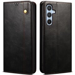 Защитный чехол UniCase Leather Wallet для Samsung Galaxy A16 (A165) - Black