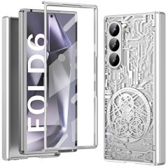 Защитный чехол UniCase Mechanical Legend для Samsung Galaxy Fold 6 - Silver