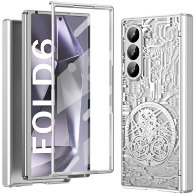 Защитный чехол UniCase Mechanical Legend для Samsung Galaxy Fold 6 - Silver