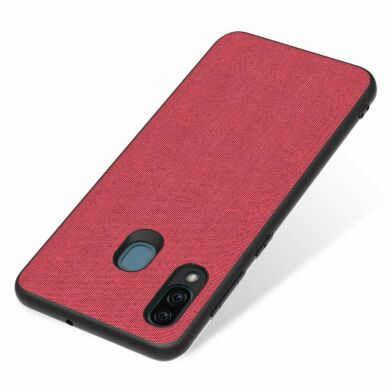 Защитный чехол UniCase Texture Style для Samsung Galaxy A30 (A305) - Red