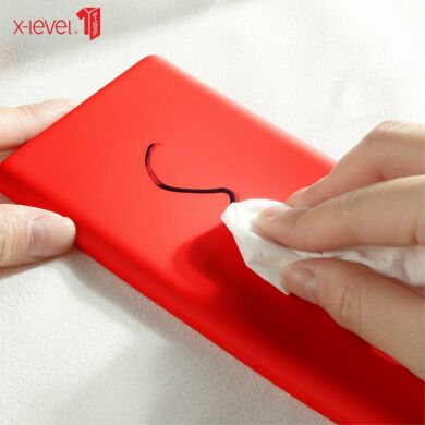 Защитный чехол X-LEVEL Delicate Silicone для Samsung Galaxy A51 (А515) - Red