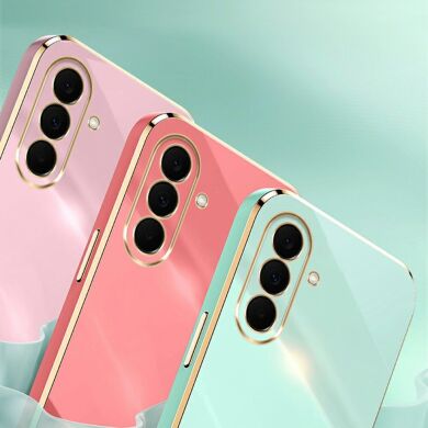 Защитный чехол XINLI Porcelain Design для Samsung Galaxy S26 FE - Purple