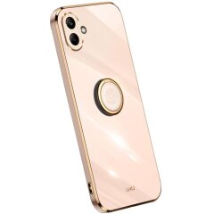 Защитный чехол XINLI Porcelain Ring для Samsung Galaxy A06 (A065) - Pink