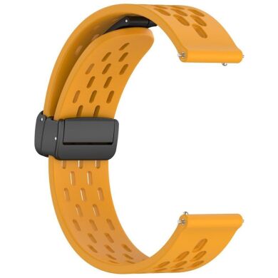 Ремешок Deexe Astra Strap для часов с шириной крепления 20мм - Yellow