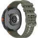 Ремешок Reframe Holes Design для Samsung Galaxy Watch 8 (40/44mm) / 8 Classic - Army Green. Фото 1 из 7