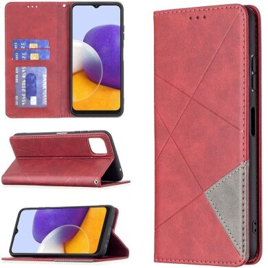 Чехол UniCase Geometric Pattern для Samsung Galaxy A22 5G (A226) - Red