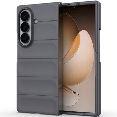 Силиконовый (TPU) чехол Deexe Terra Case (FF) для Samsung Galaxy Fold 8 Ultra - Dark Grey