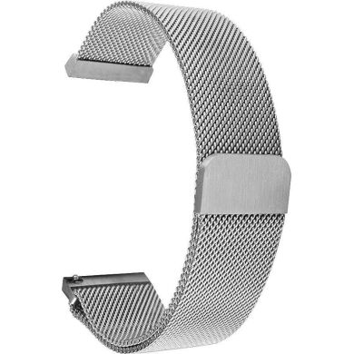 Ремешок Deexe Milanese Stainless Steel для часов с шириной крепления 18 мм - Silver