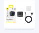 Мережевий зарядний пристрій Baseus Super GaN Desktop 100W (2Type-C+USB) + кабель Type-C (P10164001123-00) - Black