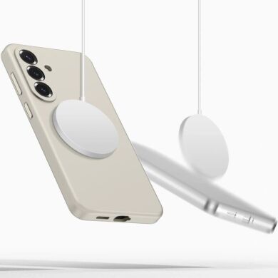 Защитный чехол Tech-Protect Silicone MagSafe для Samsung Galaxy S26 (S942) - Cosmic Latte