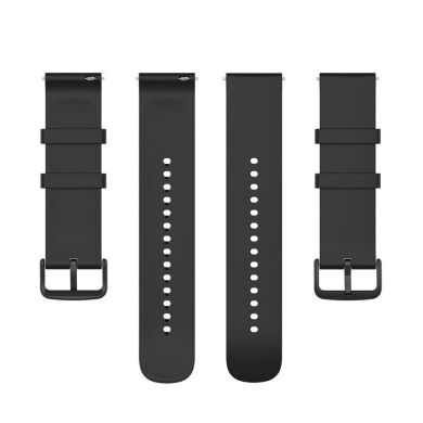 Ремешок Deexe Silicone Band для часов с шириной крепления 22мм - Black